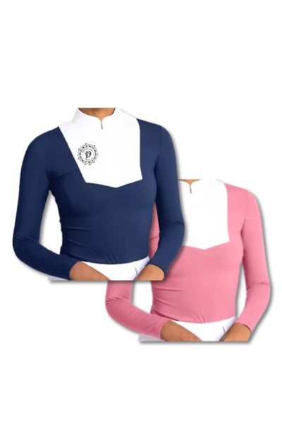 Dressage Show Shirt LONG  sleeve by The Dressage Diva